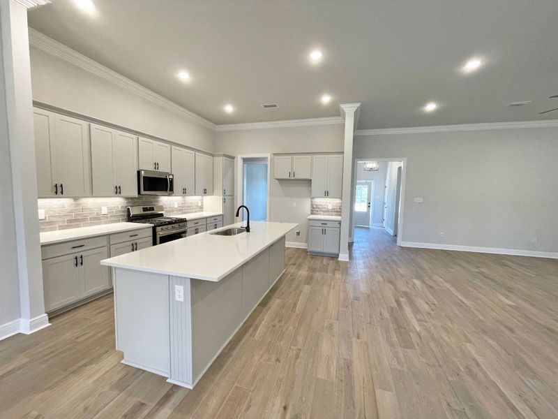 Furnished interior view inside a new home in Iron Rock, Cantonment (Image 4).