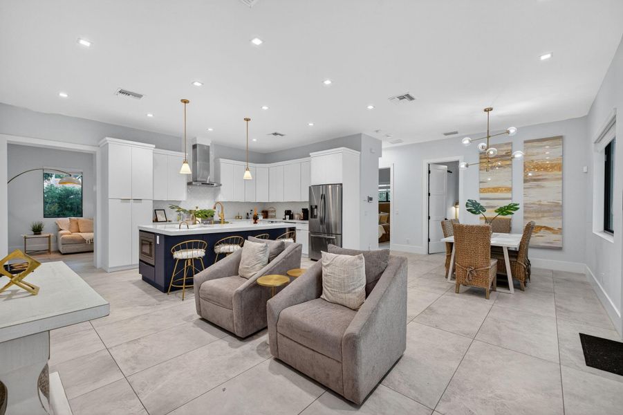 Furnished interior view inside a new home in , Oakland Park (Image 3). Furnished interior view inside a new home in , Oakland Park (Image 3).