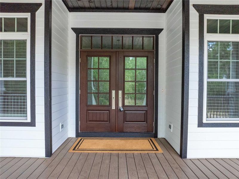 Exterior details and patio area of a home in , Branford (Image 33).