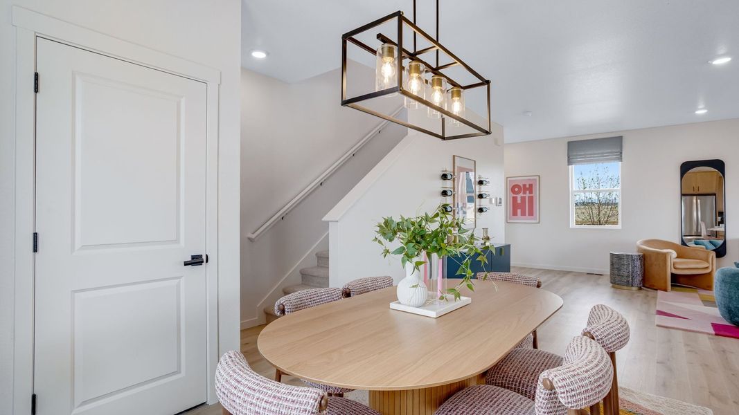 Furnished interior view inside a new home in The Ridge at Lorson Ranch, Colorado Springs (Image 6).
