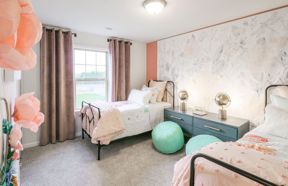 Furnished interior view inside a new home in Providence Oaks, Fuquay Varina (Image 7).