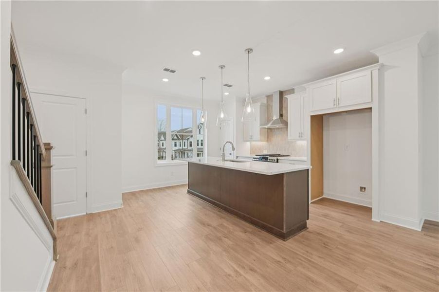 Furnished interior view inside a new home in , Buford (Image 9).