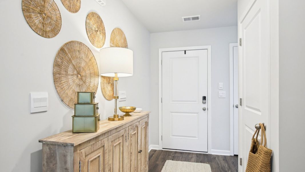 Furnished interior view inside a new home in Parkside Point, Portland (Image 10).