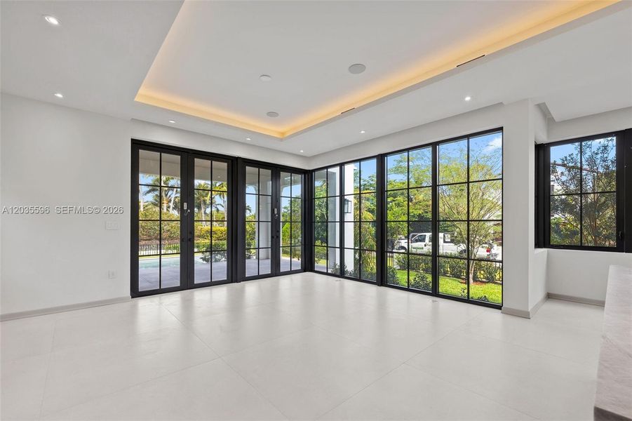 Spacious, unfurnished interior of a new home in , Miami Beach (Image 92). Spacious, unfurnished interior of a new home in , Miami Beach (Image 92).