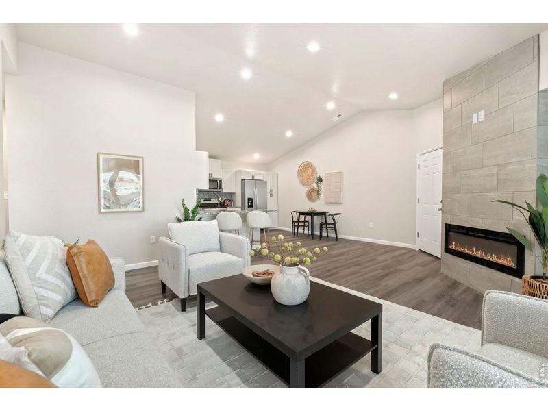 Furnished interior view inside a new home in , Denver (Image 33).