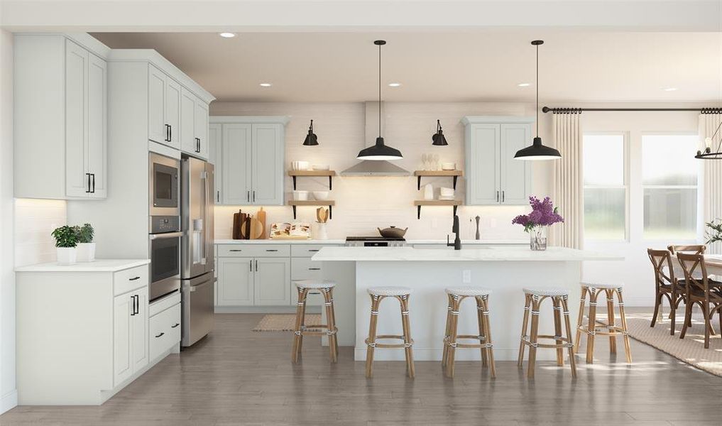 Lovely kitchen (*Artist rendering used for illustration purposes only.)