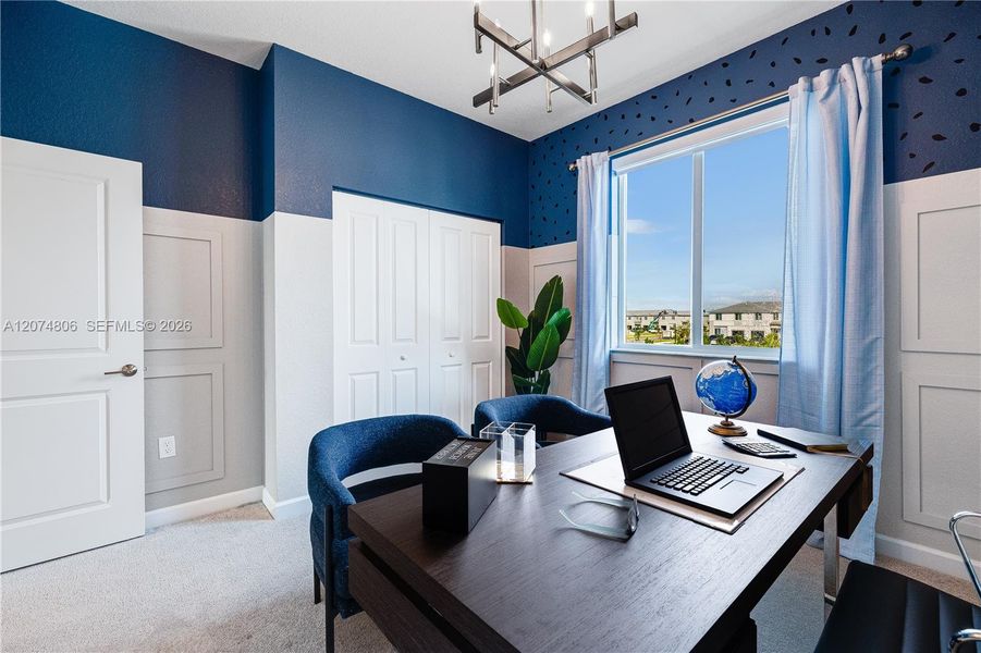 Furnished interior view inside a new home in Terra Sol, Homestead (Image 12).