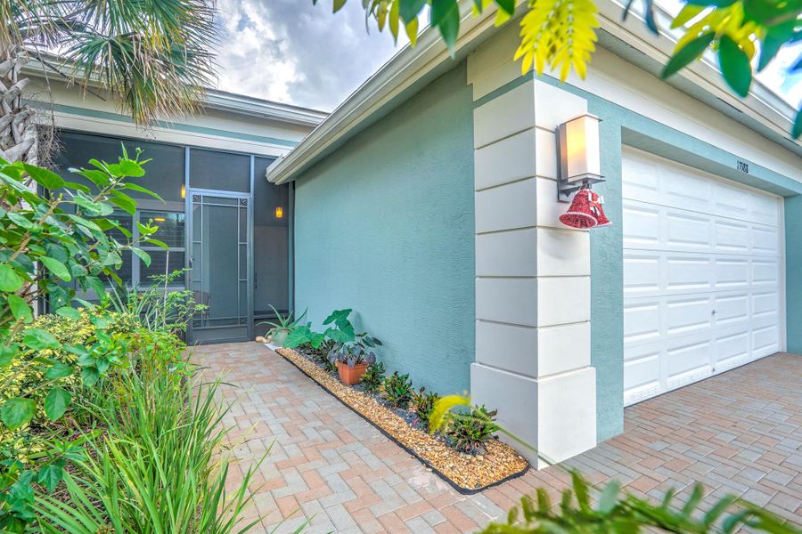 Exterior details and patio area of a home in , Port St. Lucie (Image 3). Exterior details and patio area of a home in , Port St. Lucie (Image 3).