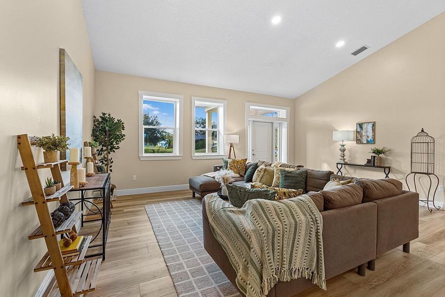 Furnished interior view inside a new home in , Vero Beach (Image 18).
