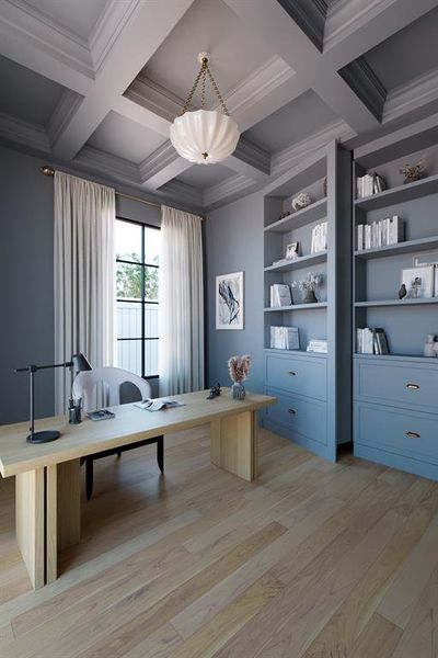 Furnished interior view inside a new home in , Dallas (Image 10).