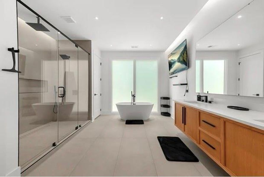 Furnished interior view inside a new home in , Brookhaven (Image 11).