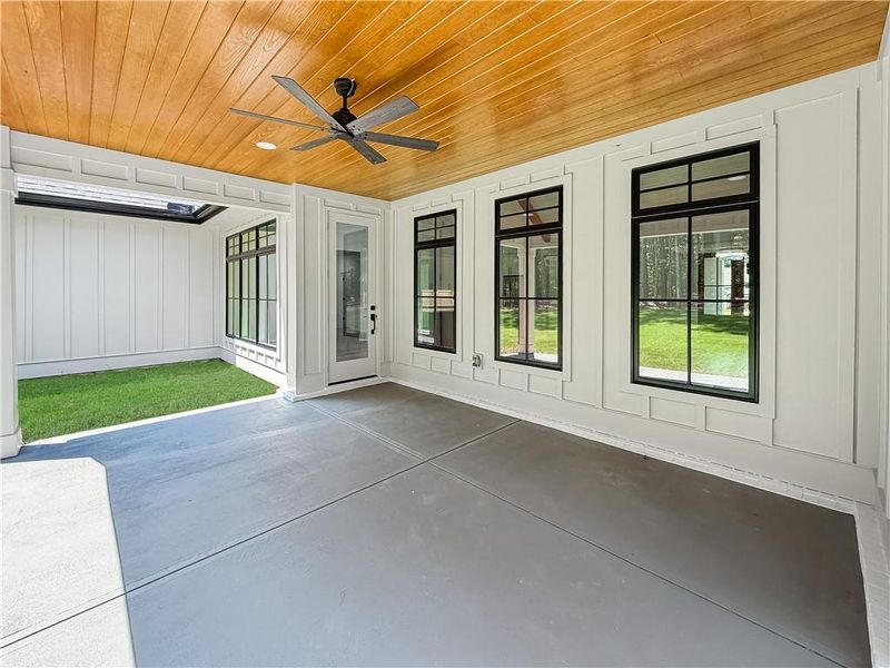 Exterior details and patio area of a home in , Eatonton (Image 3).