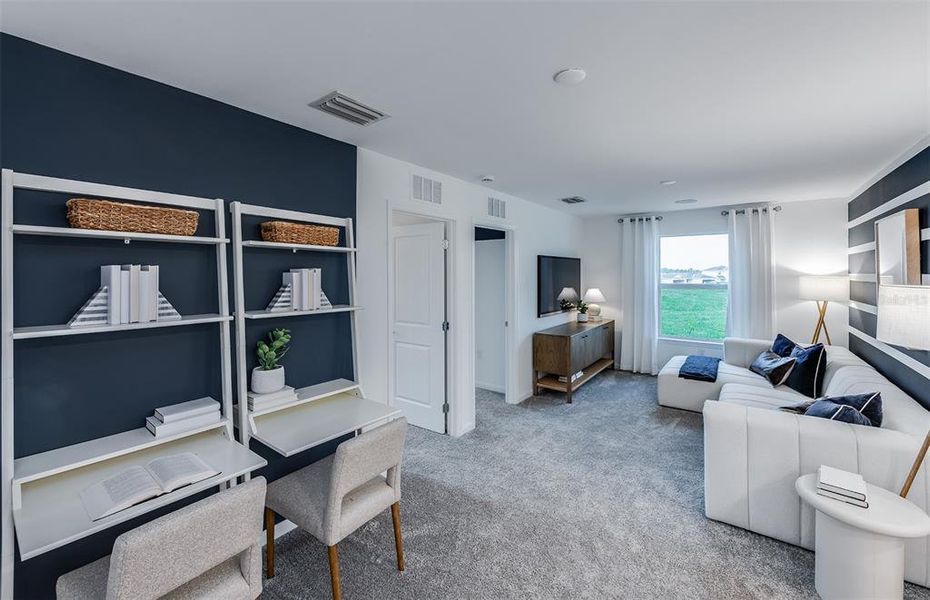 Furnished interior view inside a new home in Hartford Terrace, Davenport (Image 10). Furnished interior view inside a new home in Hartford Terrace, Davenport (Image 10).