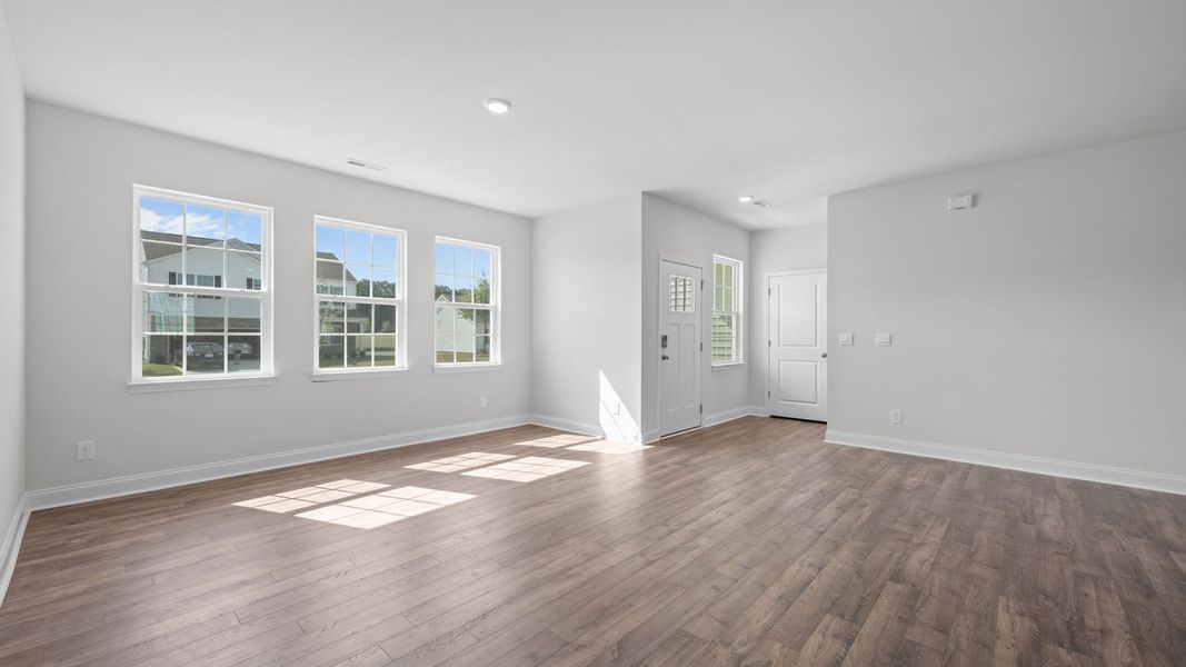 Spacious, unfurnished interior of a new home in Tyler - Home on the Lake, New Bern (Image 13).