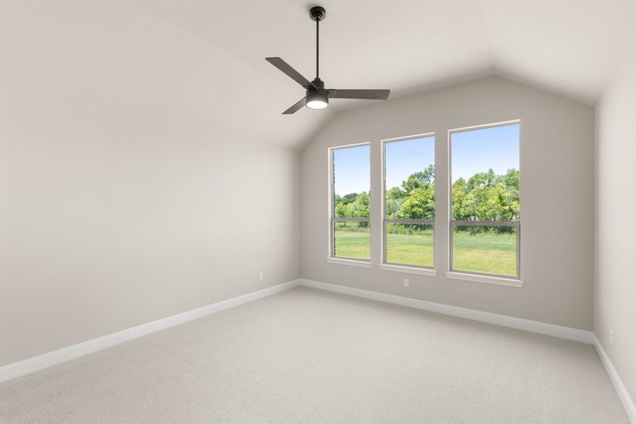 Spacious, unfurnished interior of a new home in Mockingbird Hills - Premiere Series, Joshua (Image 19). Spacious, unfurnished interior of a new home in Mockingbird Hills - Premiere Series, Joshua (Image 19).