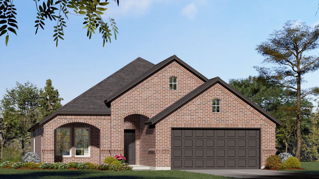 Representative exterior photo of a completed home built from the Concept 1849 by Landsea Homes in El Dorado, Granbury, TX (Image 8).