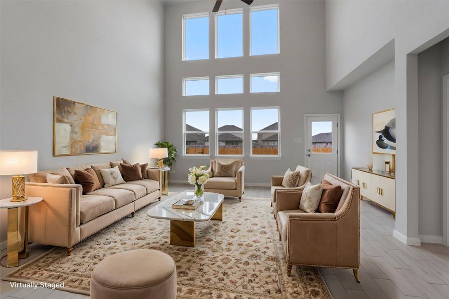 Furnished interior view inside a new home in Morningstar, Georgetown (Image 15).