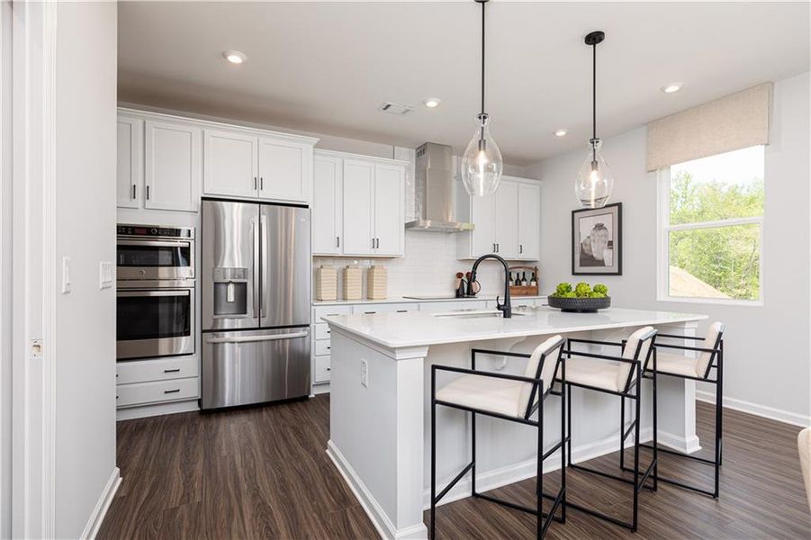 Furnished interior view inside a new home in Riverside Ridge, Lawrenceville (Image 6).