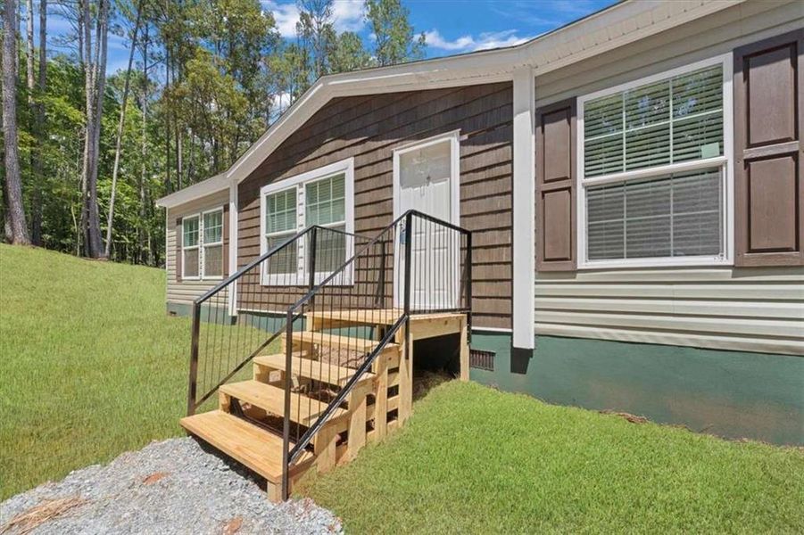 Exterior details and patio area of a home in , Eatonton (Image 22). Exterior details and patio area of a home in , Eatonton (Image 22).