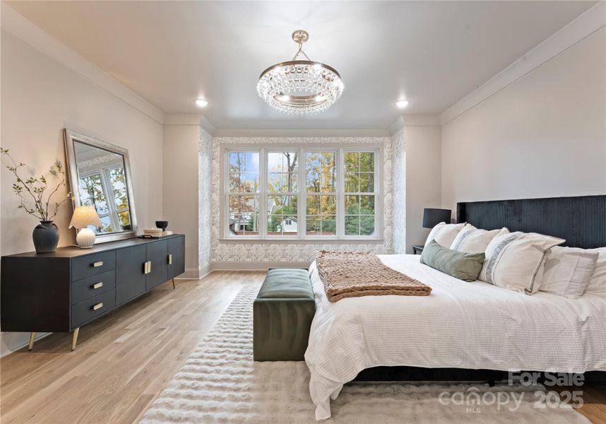 Furnished interior view inside a new home in , Charlotte (Image 30).