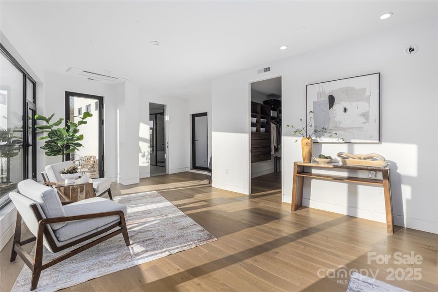 Primary suite sitting area.