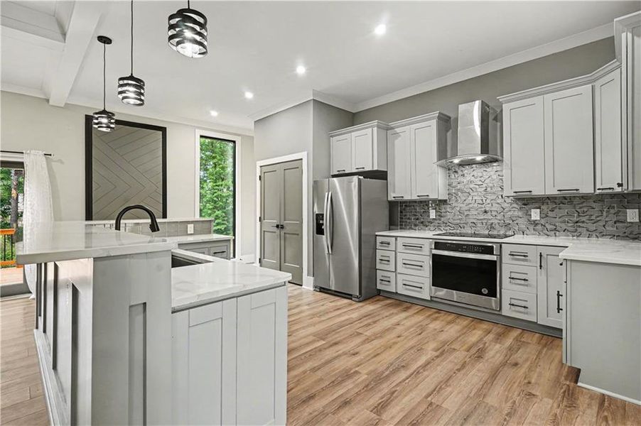 Furnished interior view inside a new home in , Loganville (Image 32).