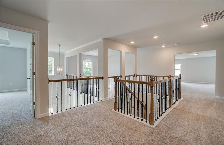 Spacious, unfurnished interior of a new home in Grandview at Millers Mill, Stockbridge (Image 24). Spacious, unfurnished interior of a new home in Grandview at Millers Mill, Stockbridge (Image 24).