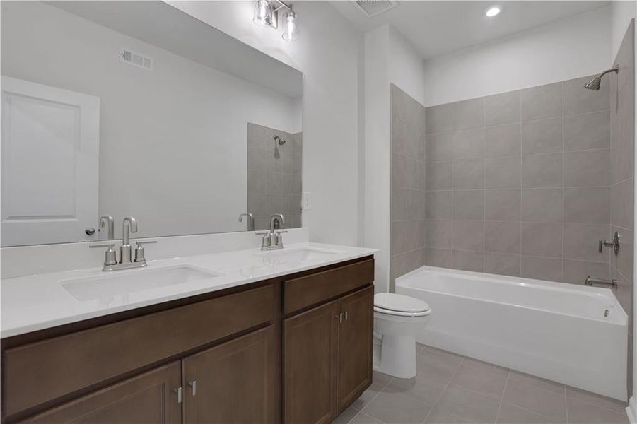 Furnished interior view inside a new home in Poppy at GreenHouse, Marietta (Image 12).