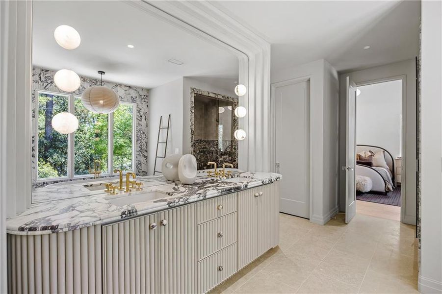 Furnished interior view inside a new home in , Brookhaven (Image 47).