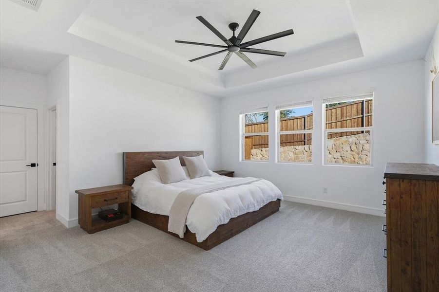 Furnished interior view inside a new home in Monterra, Fate (Image 17).