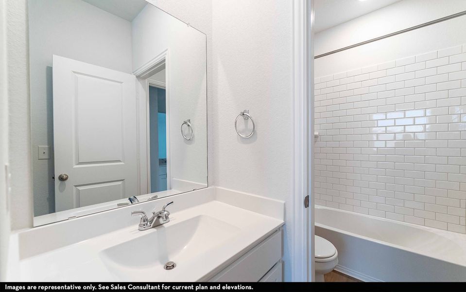 Furnished interior view inside a new home in Municipal Drive Townhomes, Leander (Image 6).