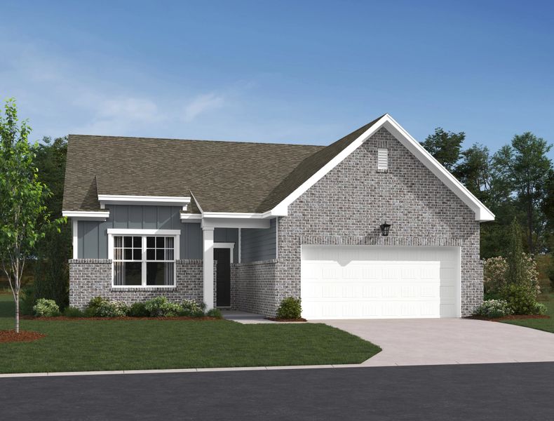 Representative exterior photo of a completed home built from the Brunswick by Ashton Woods in Cades Bluff, Lebanon, TN (Image 2).