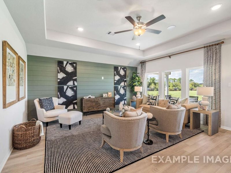 Furnished interior view inside a new home in Lago Mar, Texas City (Image 4).