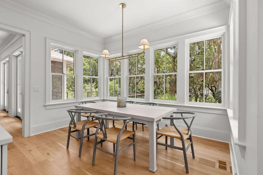 Furnished interior view inside a new home in , Seabrook Island (Image 13).