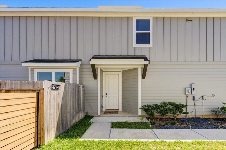 Exterior details and patio area of a home in , Katy (Image 23). Exterior details and patio area of a home in , Katy (Image 23).
