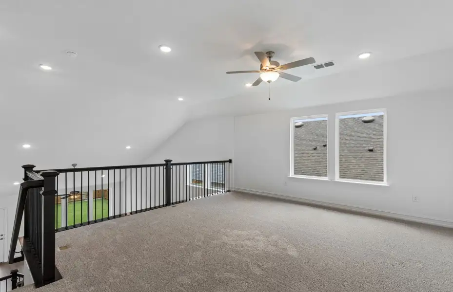 Spacious, unfurnished interior of a new home in Ribbonwood, Aubrey (Image 15). Spacious, unfurnished interior of a new home in Ribbonwood, Aubrey (Image 15).
