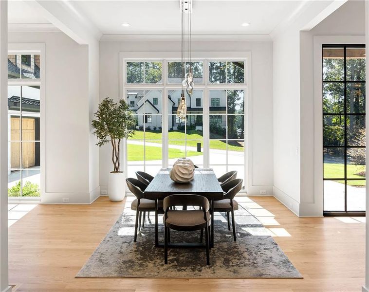 Furnished interior view inside a new home in , Marietta (Image 35).