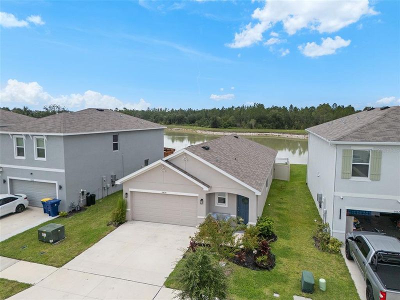 Front exterior of a new home in Northwater at Two Rivers, Zephyrhills, FL, highlighting curb appeal (Image 2).