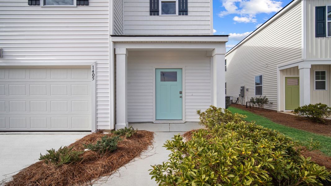 Exterior details and patio area of a home in The Retreat at East Argent, Ridgeland (Image 2).