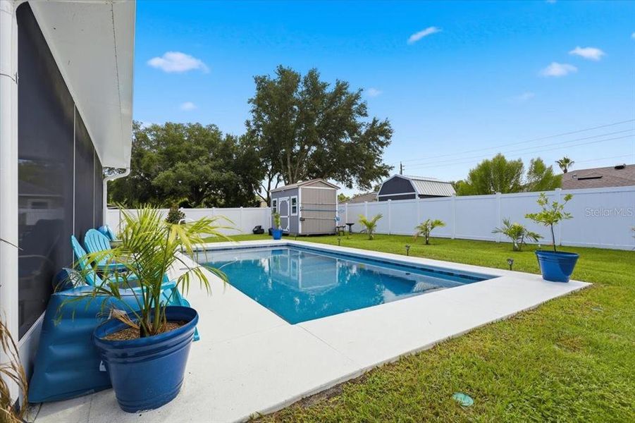 Exterior details and patio area of a home in , Palm Coast (Image 30). Exterior details and patio area of a home in , Palm Coast (Image 30).