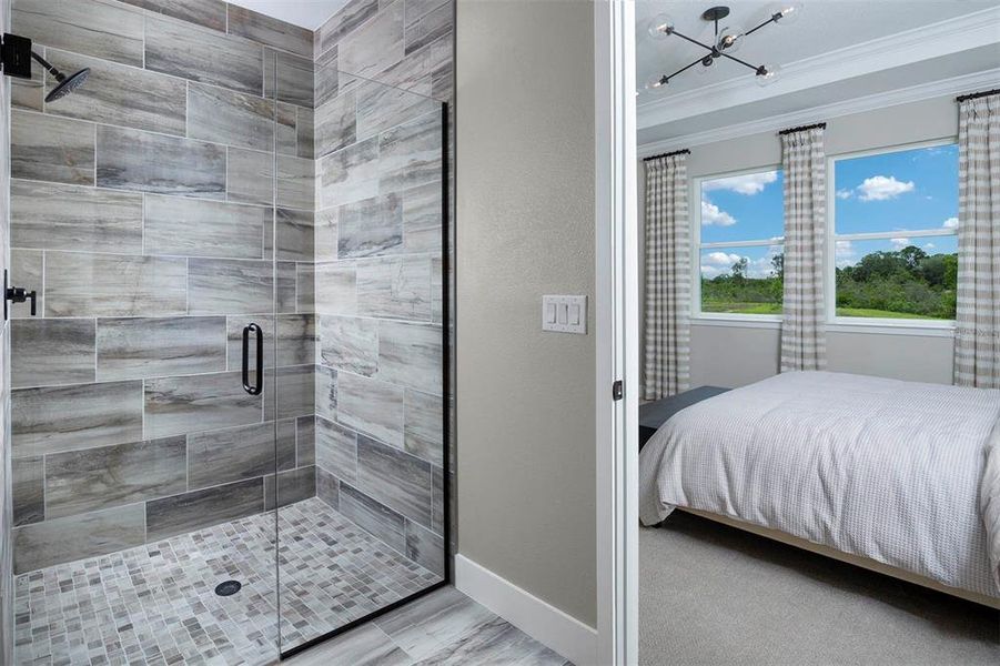 Furnished interior view inside a new home in Wellen Park, Venice (Image 12).