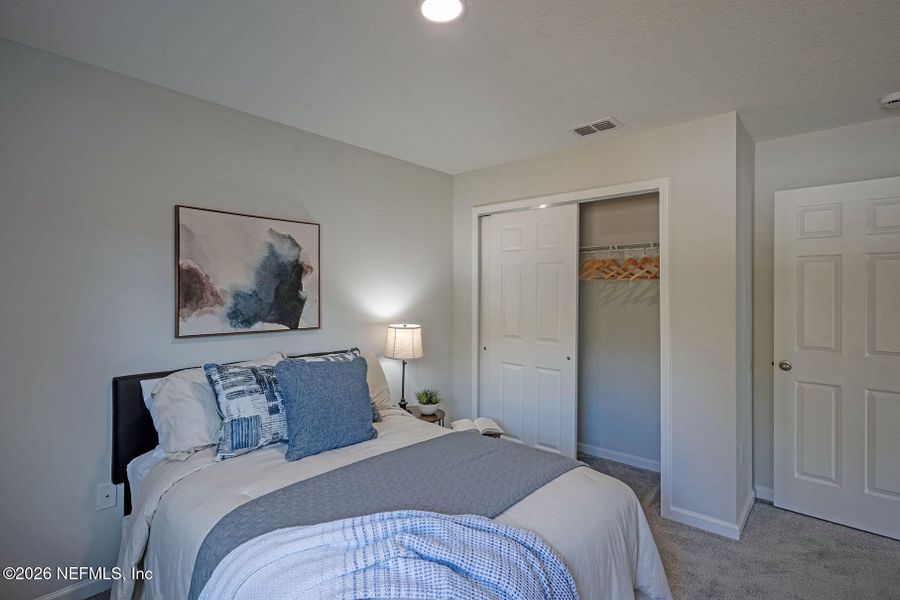 Furnished interior view inside a new home in , Jacksonville (Image 25). Furnished interior view inside a new home in , Jacksonville (Image 25).