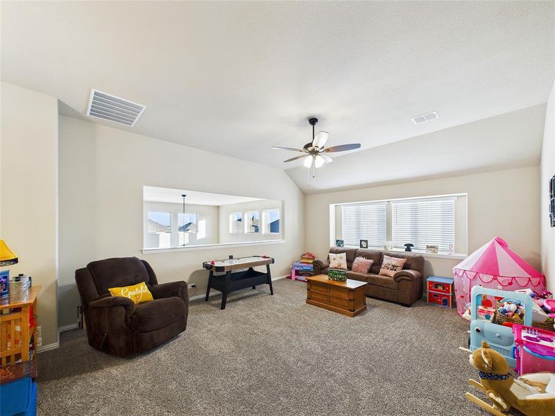 Furnished interior view inside a new home in , Ponder (Image 29).
