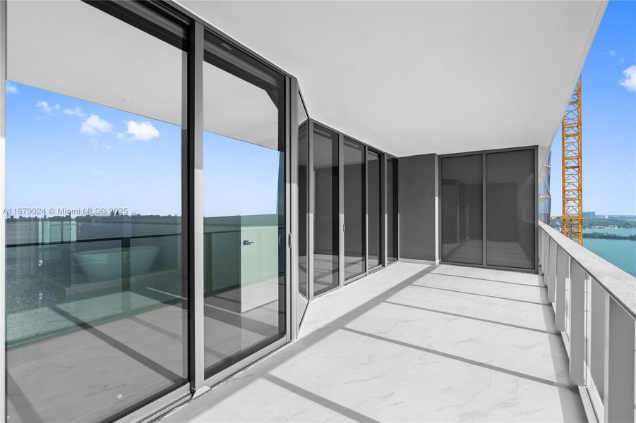 Exterior details and patio area of a home in Aria Reserve, Miami (Image 32).