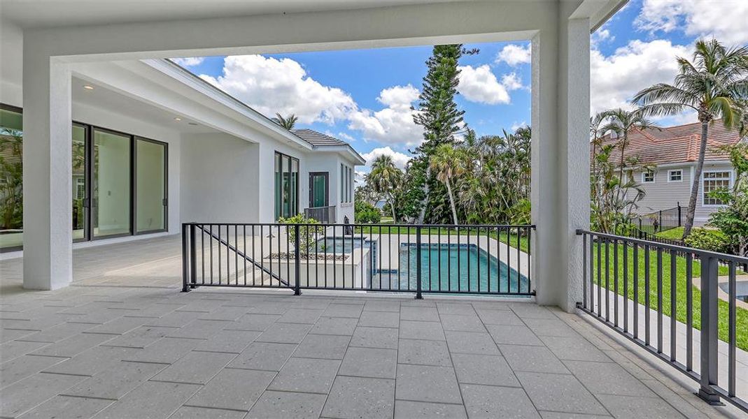 Exterior details and patio area of a home in , Longboat Key (Image 43).