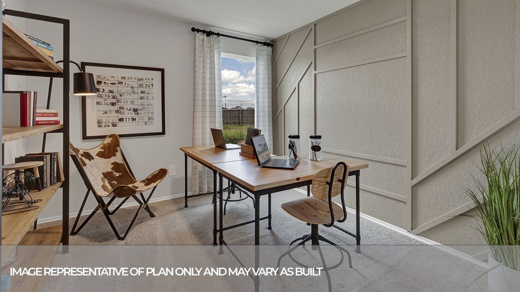 Furnished interior view inside a new home in Arroyo Ranch, Seguin (Image 9).