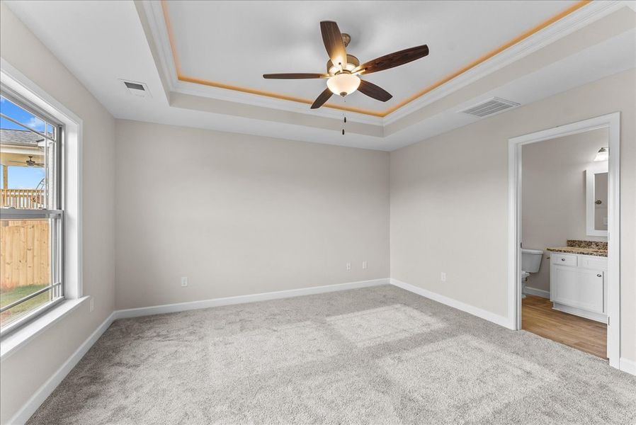 Representative unfurnished interior of a home built from the Startex by Enchanted Homes in Huckleberry Cove, Chesnee (Image 18). Representative unfurnished interior of a home built from the Startex by Enchanted Homes in Huckleberry Cove, Chesnee (Image 18).