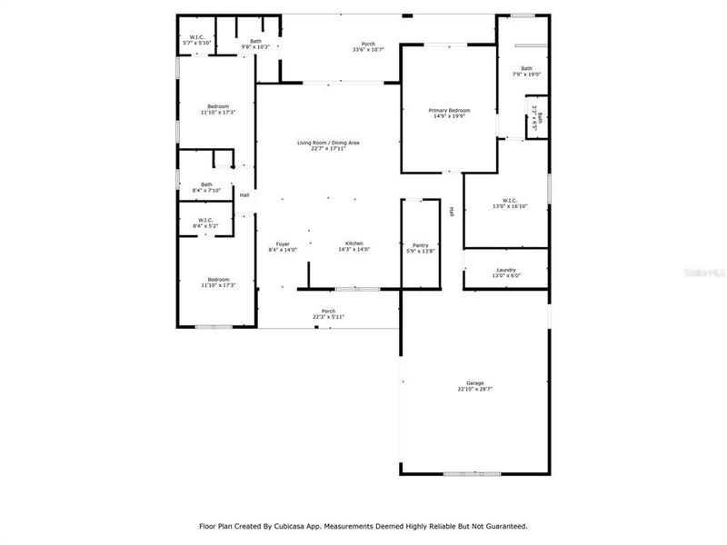 2D floor plan layout of this home in , Beverly Hills, FL (Image 5). 2D floor plan layout of this home in , Beverly Hills, FL (Image 5).