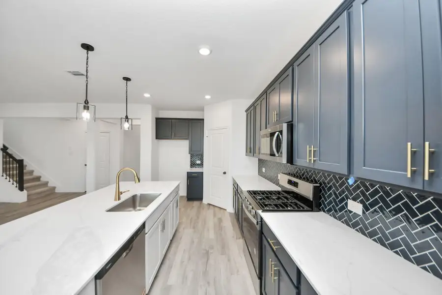 Furnished interior view inside a new home in , Katy (Image 3).