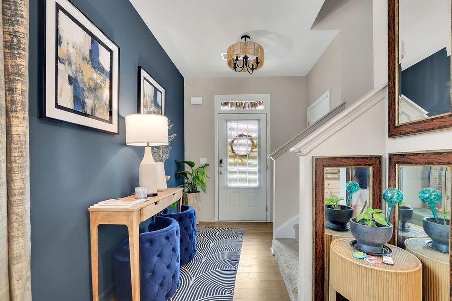 Furnished interior view inside a new home in , Dawsonville (Image 3).